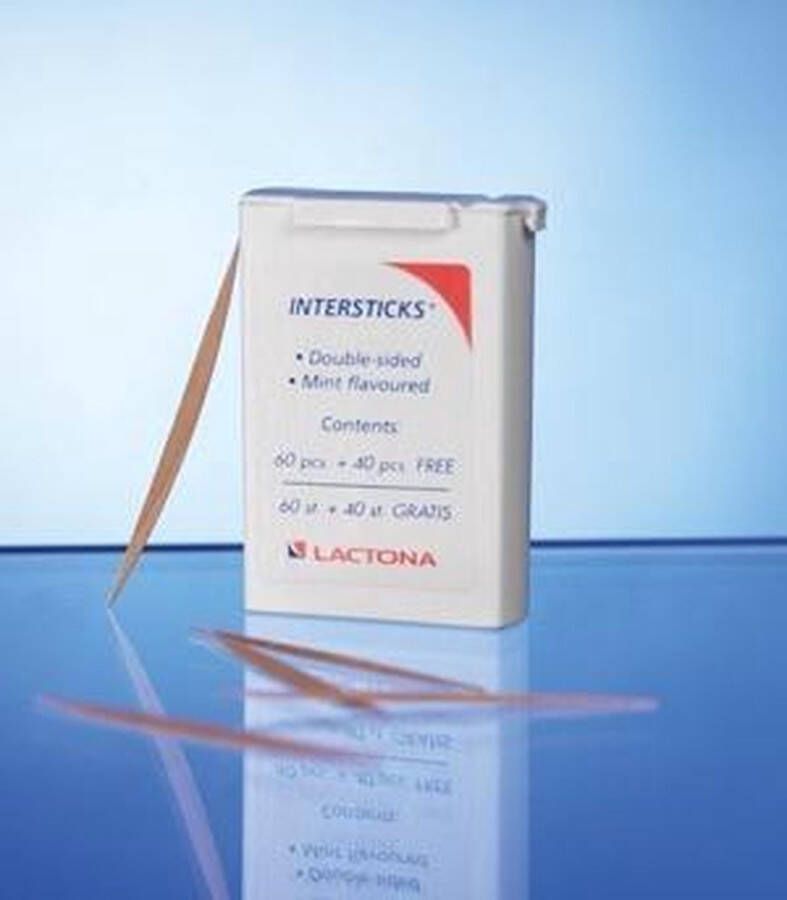 Lactona Intersticks Tandenstokers 3 x 100 stuks Voordeelverpakking