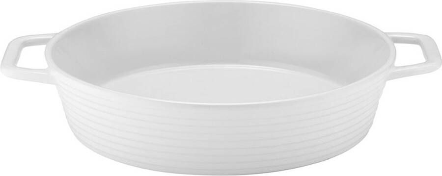 Ladelle Ovenschaal met Handgrepen Ø25 cm Wit | Homestead