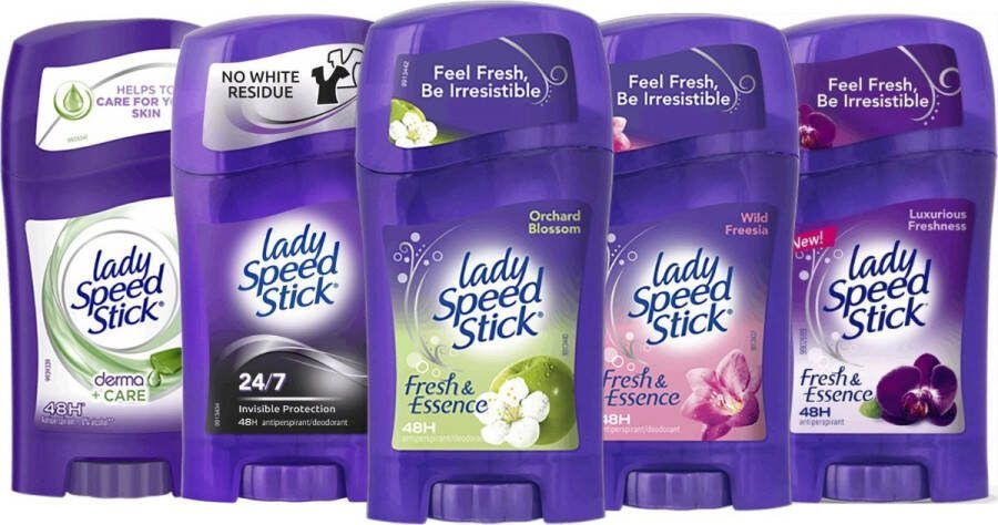 Lady Speed Stick Deodorants Super 5 Star Deodorant Vrouw 48H Bescherming en Frisheid Voor Onvergetelijke Indrukken