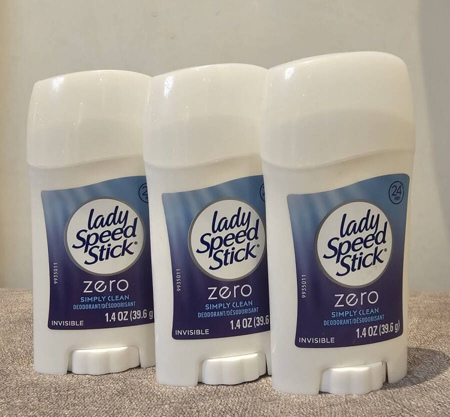 Lady Speed Stick Zero Simply Clean- Deodorant Invisible 3x 39.6g