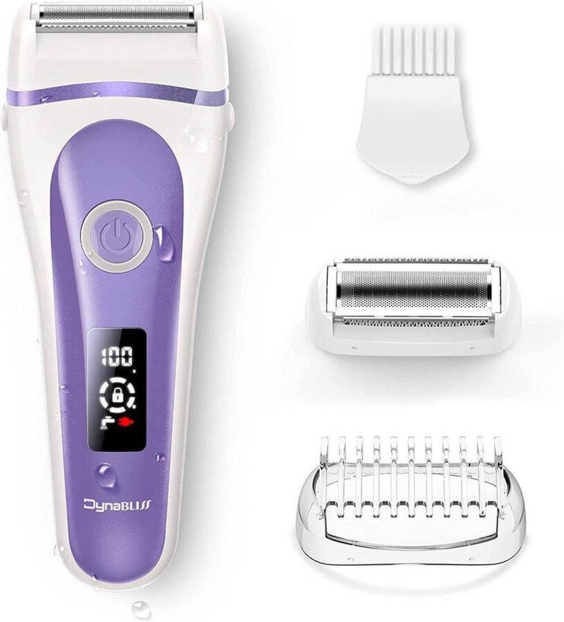 Ladyshaver Elektrisch scheerapparaat voor dames Intiem scheerapparaat voor vrouwen Elektrische trimmer Nat en droog oplaadbaar elektrisch scheerapparaat Ladyshave