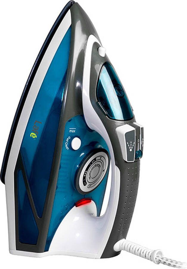 Lafe ZPH001 Stoomstrijkijzer Keramische zoolplaat 2600 W Blauw Wit