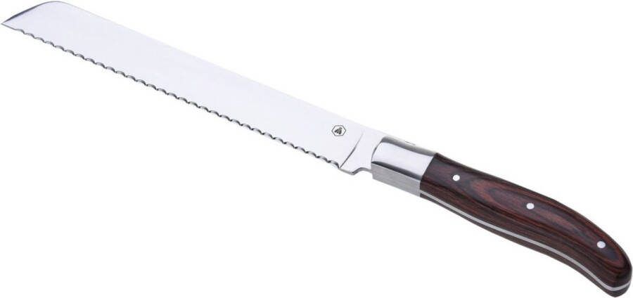 Lagiuole Laguiole broodmes rvs pakkahout 33 5 cm