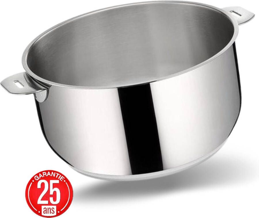 LAGOSTINA Salvaspazio Steelpan Lagoseal Hoogwaardig Chroomnikkelstaal 18 10 16 cm