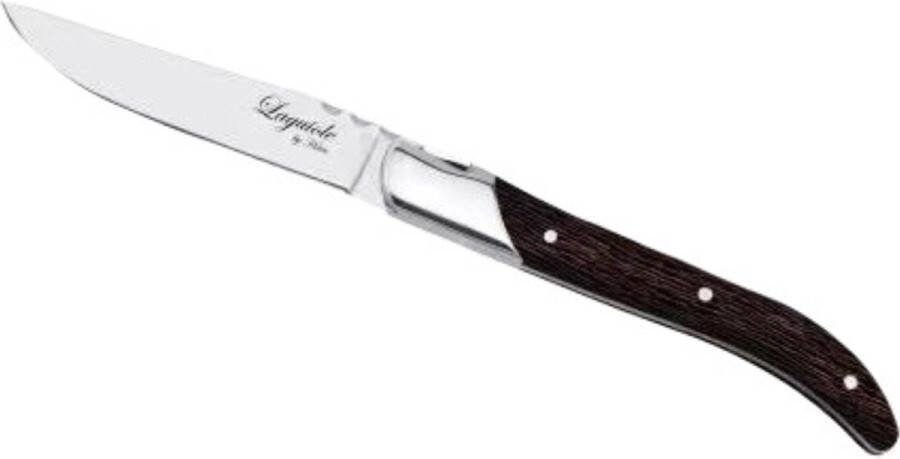 Laguiole by Haws Steakmessen Set van 6 Wengéhout RVS Bruin In Luxe Giftbox by Haws