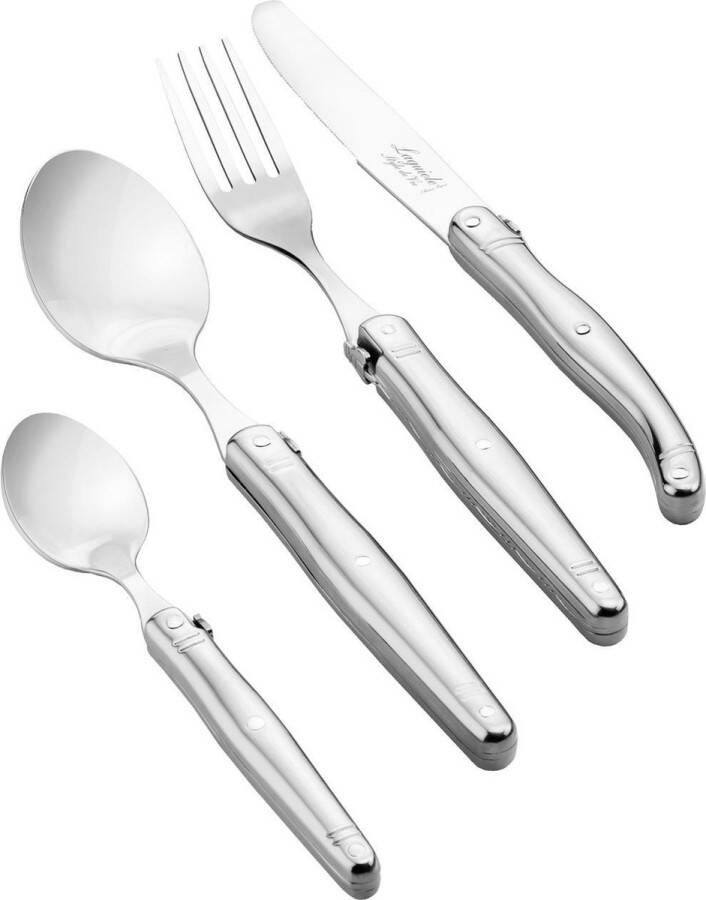 Laguiole Style de Vie Bestekset & Bestekbak Premium Line RVS 24 delig 6 personen