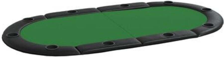 LAHA Poker Tafelblad Pokertafel Pokerkleed Pokermat Poker Tafel Poker Laken Pokertafel Inklapbaar Rechthoekig Groen