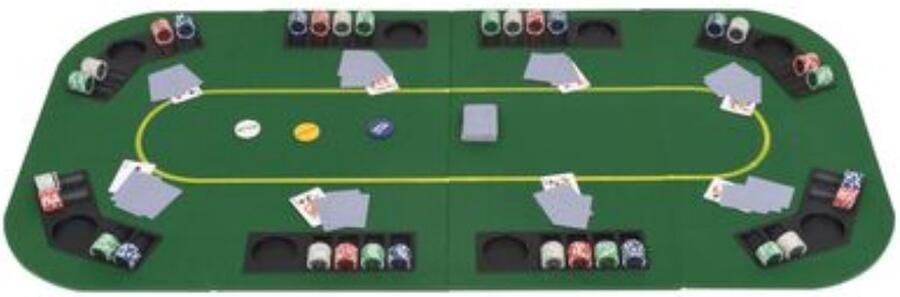 LAHA Poker Tafelblad Pokertafel Pokerkleed Pokermat Poker Tafel Poker Laken Pokertafel Inklapbaar Rechthoekig