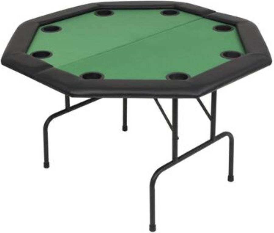 LAHA Pokertafel Pokermat Pokerkleed Poker tafel Pokertafel Inklapbaar Poker Laken Poker Tafelblad Achthoekig Groen