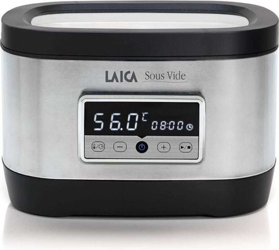 LAICA SVC200 sous-vide koker wateroven LED display 8 liter regelbare temperatuur van 40 90°C timer tot 72 uur