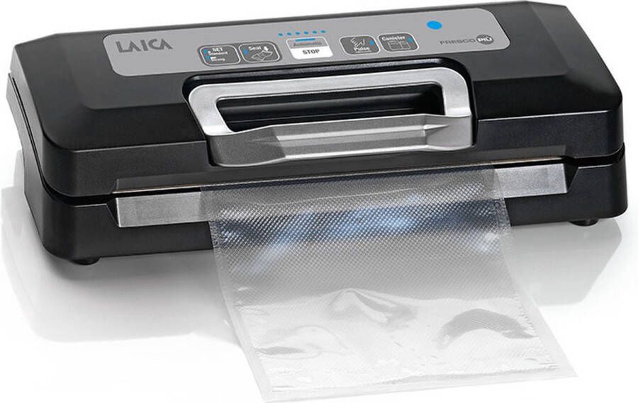 LAICA VT3119 vacuümsealer vacumeermachine 12 liter minuut met dubbele afdichting inclusief 1 rol vacuümzakken