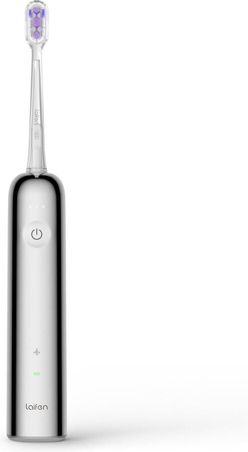 Laifen Wave Elektrische tandenborstel RVS 3 opzetborstels Oscillerende en Vibrerende functie
