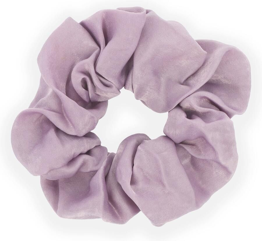 Lajetti Scrunchie Zijdezacht Lila Extra Vol en Luxe Haarwokkel Tencil