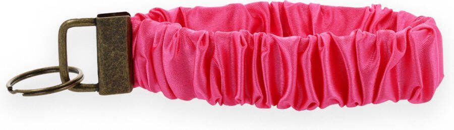 Lajetti Scrunchie Sleutelhanger Roze Sleutelbos