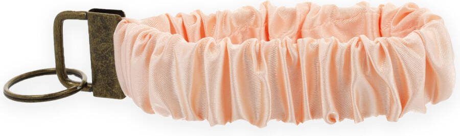 Lajetti Scrunchie Sleutelhanger Zalmroze Sleutelbos