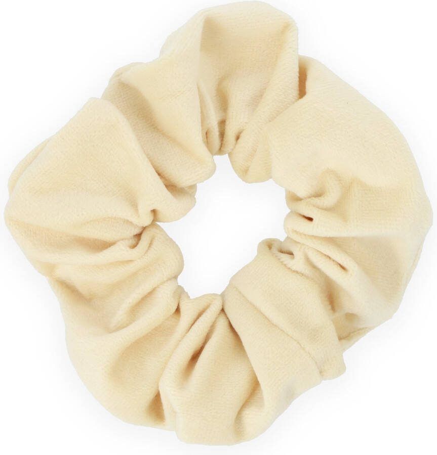 Lajetti Scrunchie Soft Velvet Creme Haarelastiek Haaraccessoire 1 stuk
