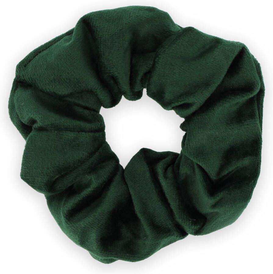 Lajetti Scrunchie Soft Velvet Groen Haarelastiek Haaraccessoire 1 stuk