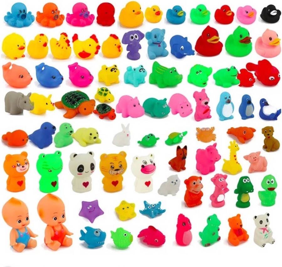 LaJoGoods Bad Speelgoed Baby 10 Stuks Drijvend Speelgoed Met Geluid Bad Speeltjes Badspeelgoed Jongen Badspeelgoed Meisje