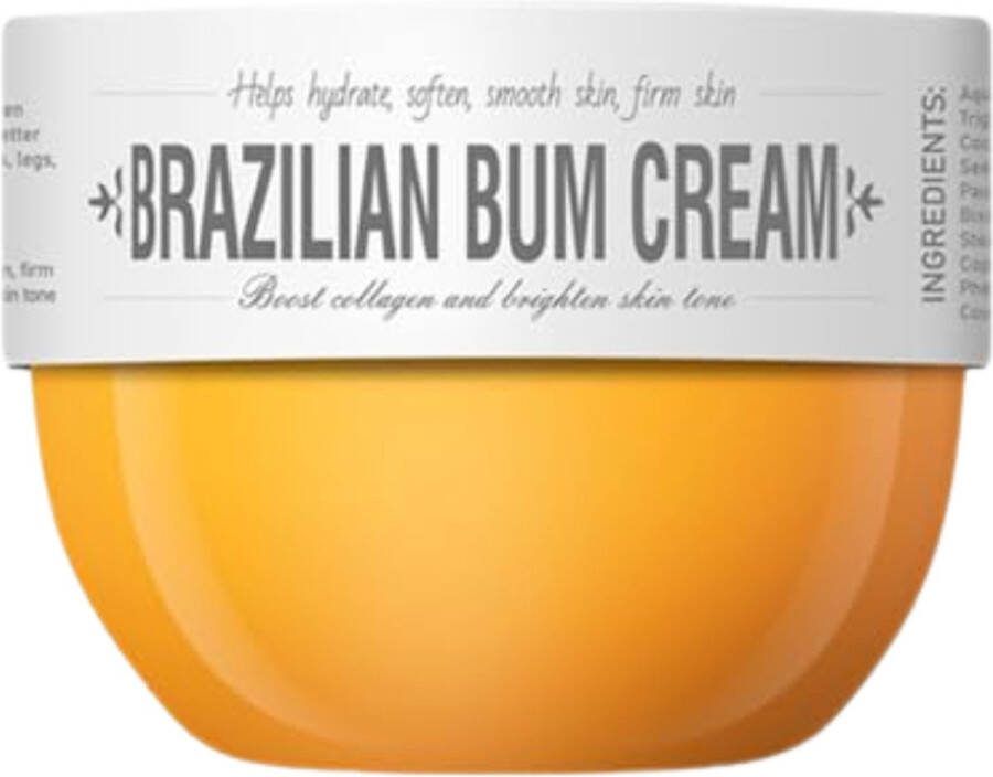 Lakerain Brazilian Bum Cream bodycrème 80ML Verstevigende Bum Crème Hydraterend Skin care Verzorgend Anti-Cellulitis Bod crème Dames Persoonlijke Verzorging
