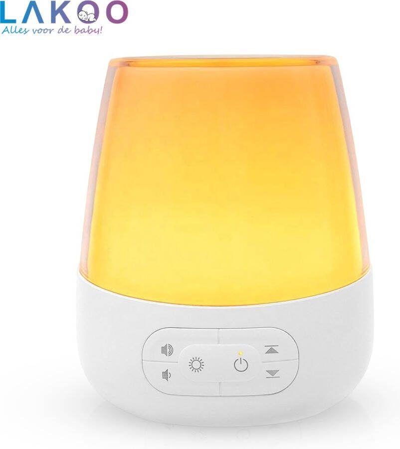 LAKOO White noise machine-baby Muziekmobiel Baby Met lamp 8 Verschillende kleuren 20 verschillende geluiden met timer Witte ruis machine