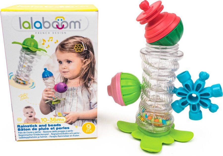 Lalaboom Regenbuis en educatieve kralen (7 st)