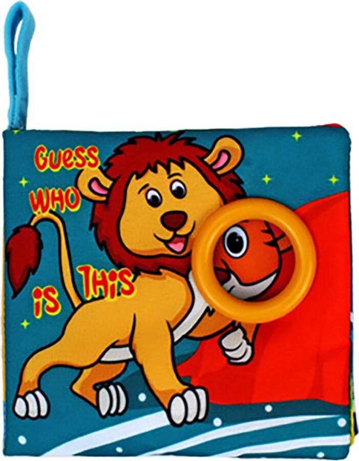 LalaRose Baby speelgoed knisperboekje Educatief Baby Speelgoed baby born boek voor kinderen Baby boek Zacht Speelgoed Speelgoed voor baby educatief boek Guess the animal Lion