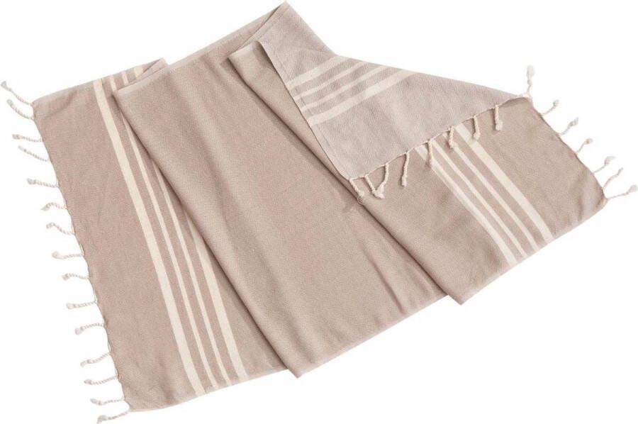 Lalay Gastendoek Krem Sultan Taupe 30x50cm Toilet Handdoek Kleine Handdoek Wc Handdoek Gastenhanddoek