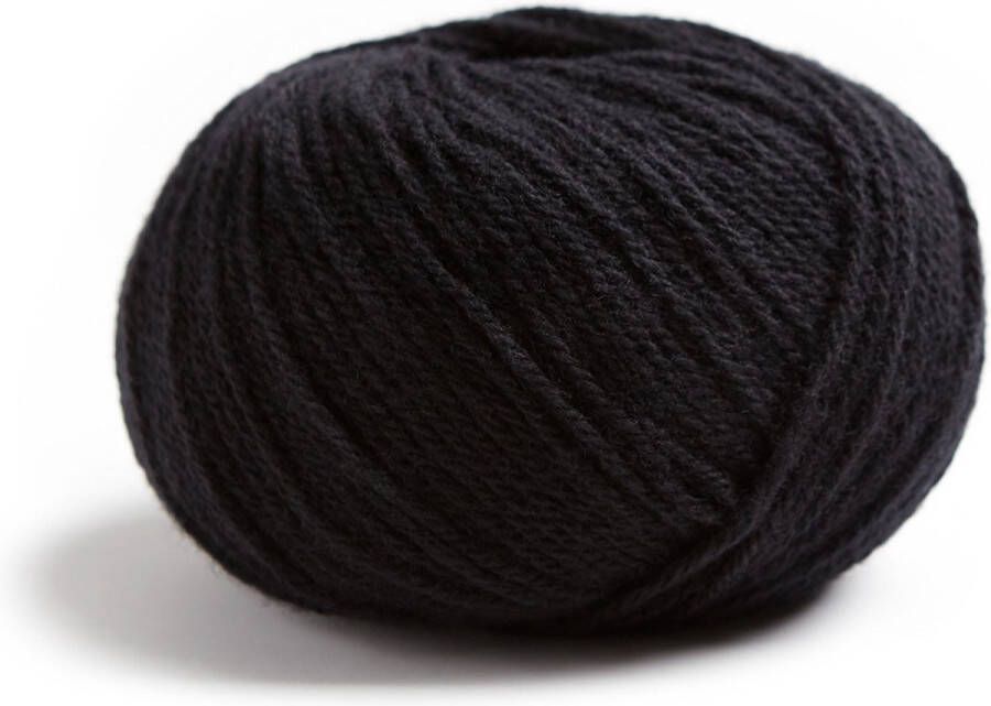 Lamana Como 100 % Merino Superfine garen Wordt per 5 stuks verkocht -120 m. 25 gr. Kleur : Black (01)