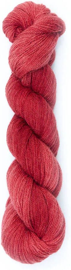 Lamana Piura Arte 100 % Zuivere handgeverfde baby alpaca garen 400 m. 50gr. kleur :Carmine (33)