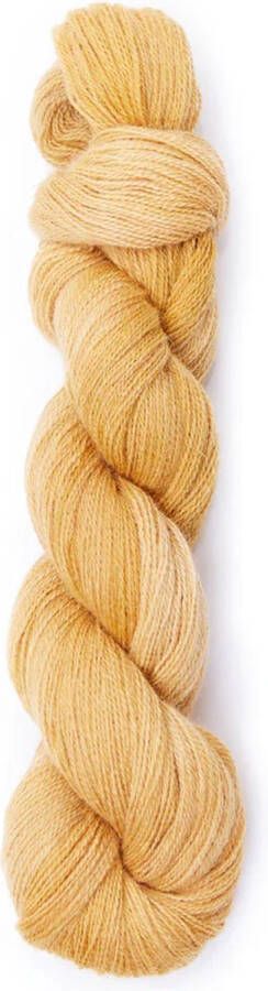 Lamana Piura Arte 100 % Zuivere handgeverfde baby alpaca garen 400 m. 50gr. kleur :Curry (08)