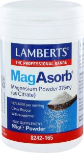 Lamberts MagAsorb poeder 165 gram Voedingssupplement