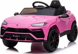 Lamborghini Elektrische kinderauto Urus 12V Accu auto voor kinderen Met Afstandsbediening (Roze)