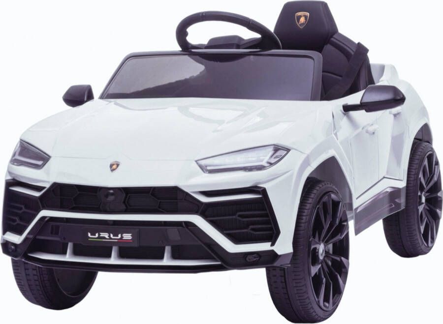 Lamborghini Elektrische kinderauto Urus 12V Accu auto voor kinderen Met Afstandsbediening (Wit)