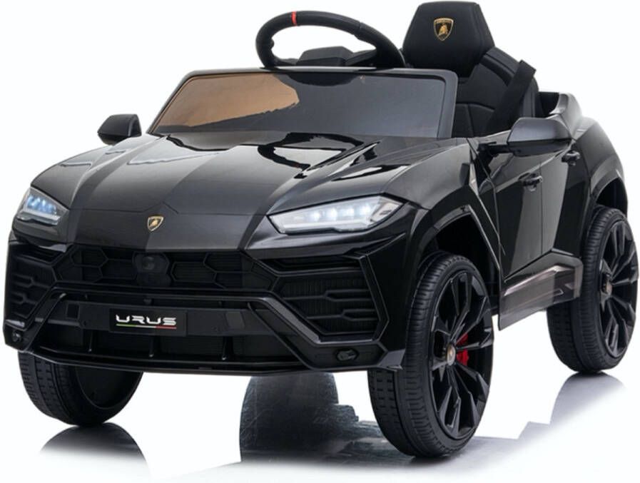 Lamborghini Elektrische kinderauto Urus 12V Accu auto voor kinderen Met Afstandsbediening (Zwart)