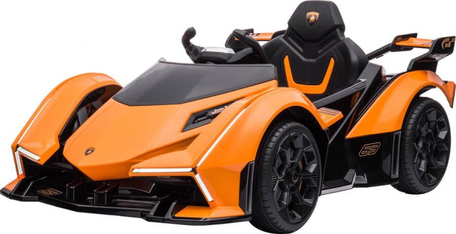 Lamborghini V12 Vision Gran Turismo Elektrische Kinderauto Met Afstandsbediening 4x4 Oranje