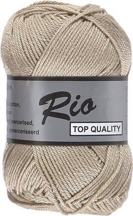 Lammy Yarns Rio katoen garen beige (791) naald 3 a 3 5 mm 1 bol