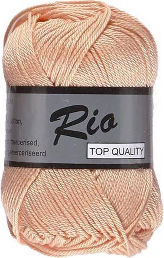 Lammy Yarns Rio katoen garen donker beige (214) naald 3 a 3 5 mm 1 bol