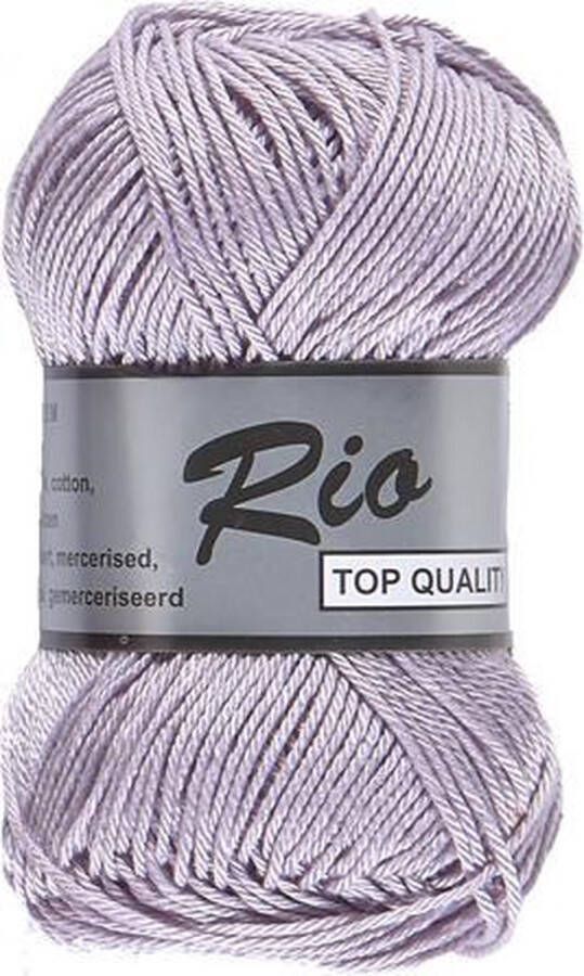 Lammy Yarns Rio katoen garen lila (063) naald 3 a 3 5 mm 1 bol