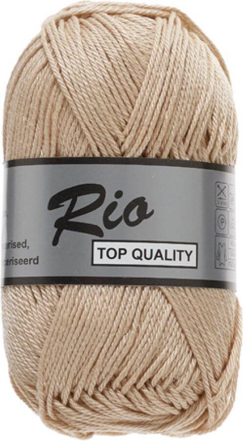 Lammy Yarns Rio Katoen garen Skin (215) 5 bollen van 50 gram pendikte 3 5 mm
