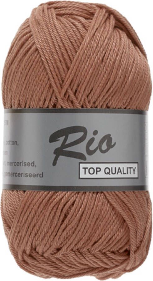 Lammy Yarns Rio Katoen garen Terra (770) 1 bol van 50 gram pendikte 3.5 mm