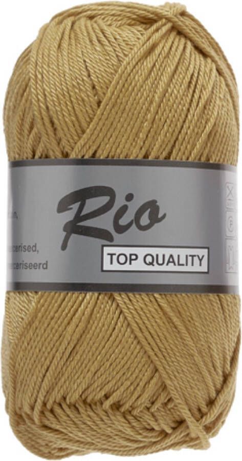 Lammy Yarns Rio Katoen garen Zand (120) 1 bol van 50 gram pendikte 3 -3 5 mm