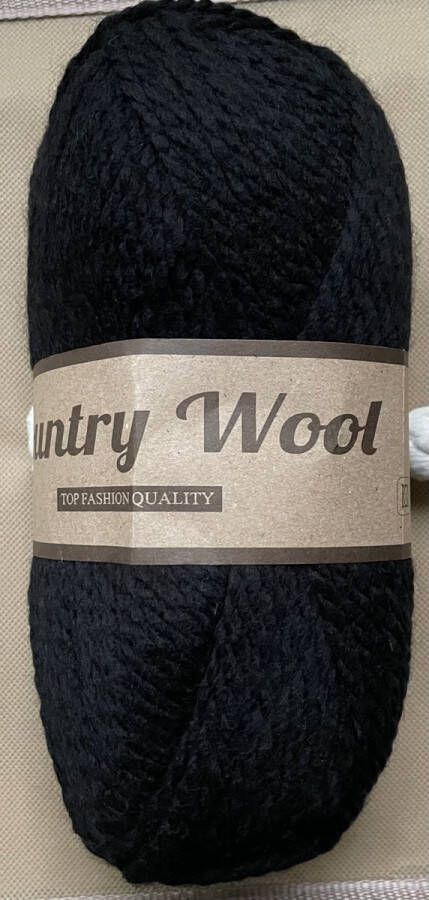 Lammy Yarns WOL-GAREN- -COUNTRY WOOL 001 BREIEN&HAKEN PER 5 STUKS