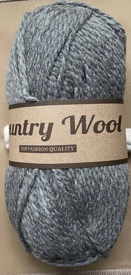 Lammy Yarns WOL-GAREN- -COUNTRY WOOL 038-BREIEN&HAKEN-PER 5 STUKS