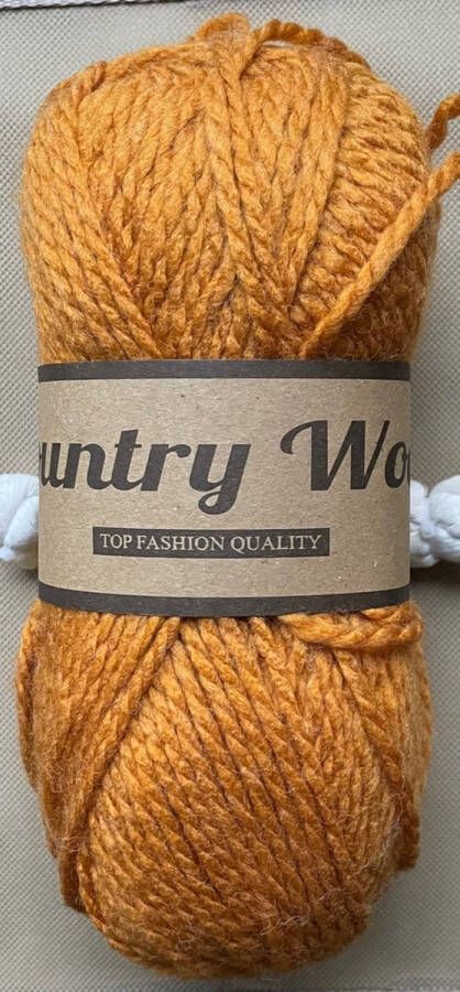 Lammy Yarns WOL-GAREN- COUNTRY WOOL 520-BREIEN EN HAKEN-PER 5 STUKS