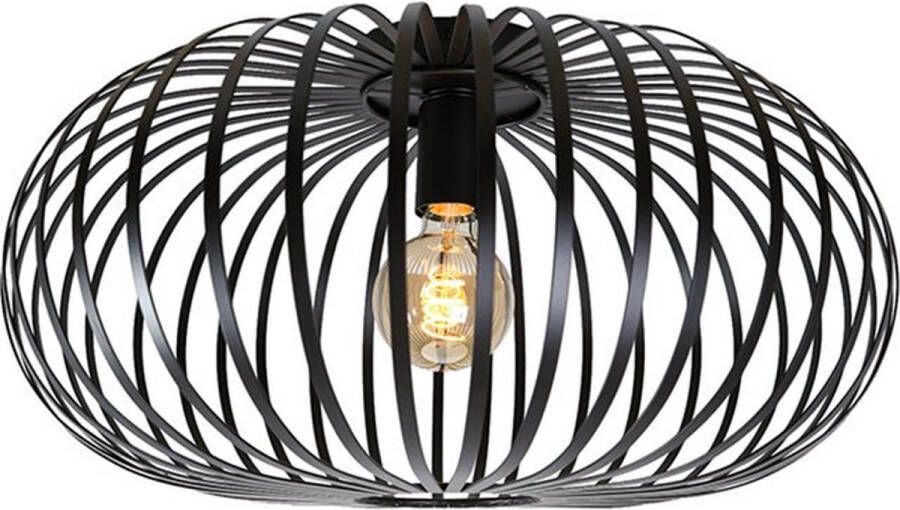 Lampidee Jordan Plafonnière 1-lichts D: 40 cm zwart Modern