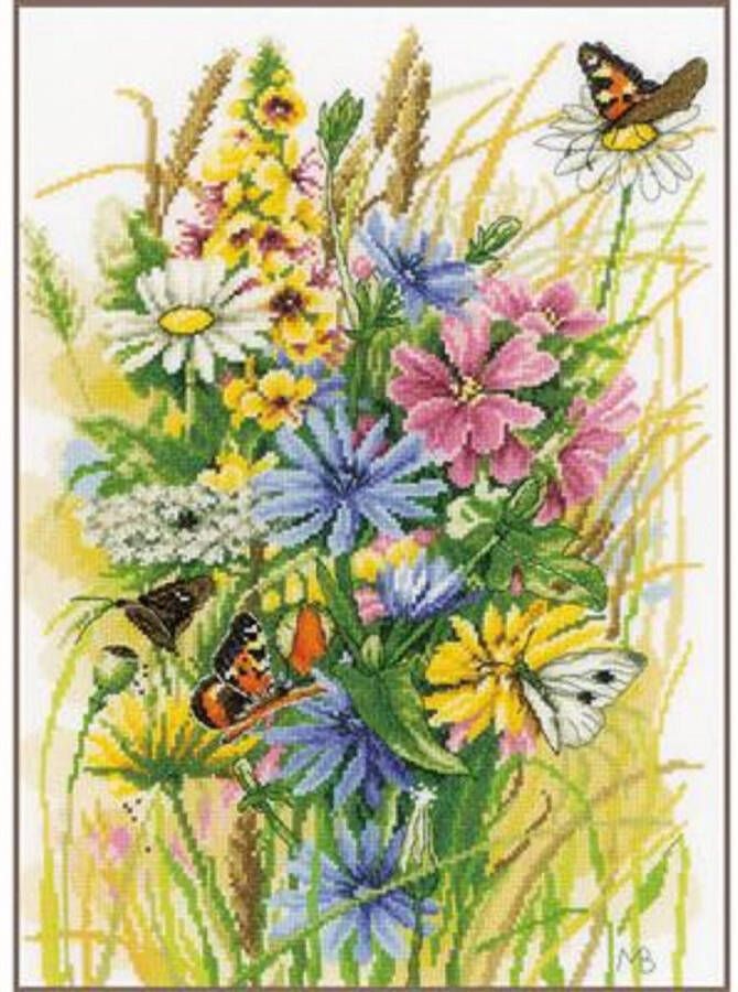 Lanarte Telpakket kit Wilde bloemen en vlinders PN-0197261