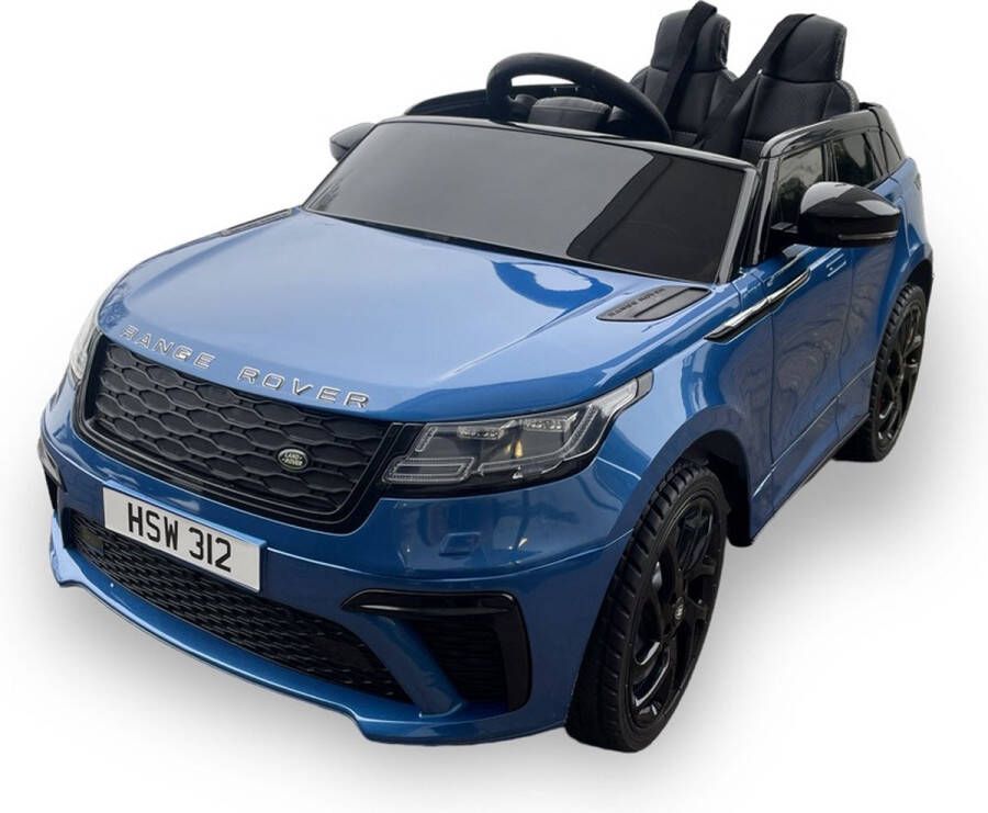 Land Rover Range Rover Velar 12V Accu Auto Elektrische Kinderauto + Afstandsbediening en Muziek met MP3- MINI SD- USB-ingang Blauw