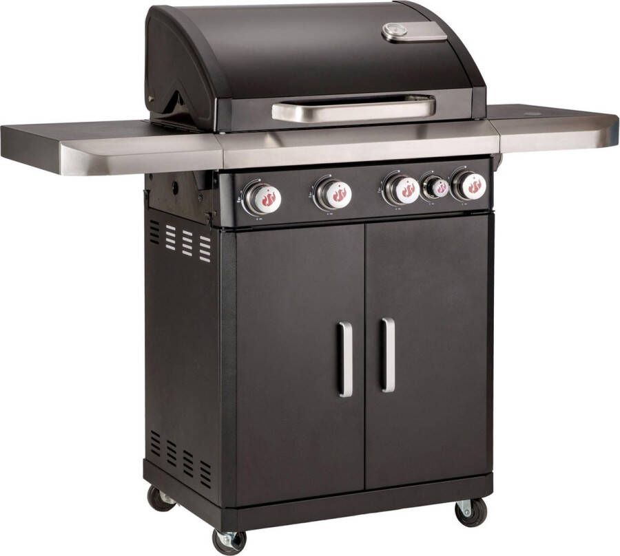 Landmann Gasbarbecue Rexon Pts 4.1 4 Branders (4x 3kw) Zwart (gratis Verzending)