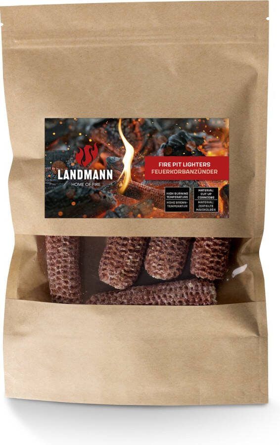 Landmann vuurkorf aansteker maïskolf 450 g