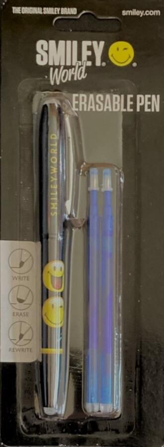 Lannoo Graphics Smiley World Uitwisbare gelpen met 2 vullingen